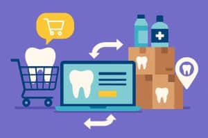 Digital dental marketplace streamlining supply chain with direct-to-client product distribution