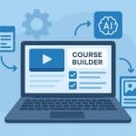 eSkilled AI Course Creator interface streamlining online course building for educators