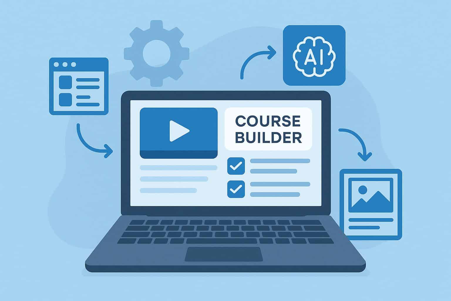 eSkilled AI Course Creator interface streamlining online course building for educators