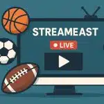 Live sports streaming dashboard featuring multiple games on Streameast platform interface