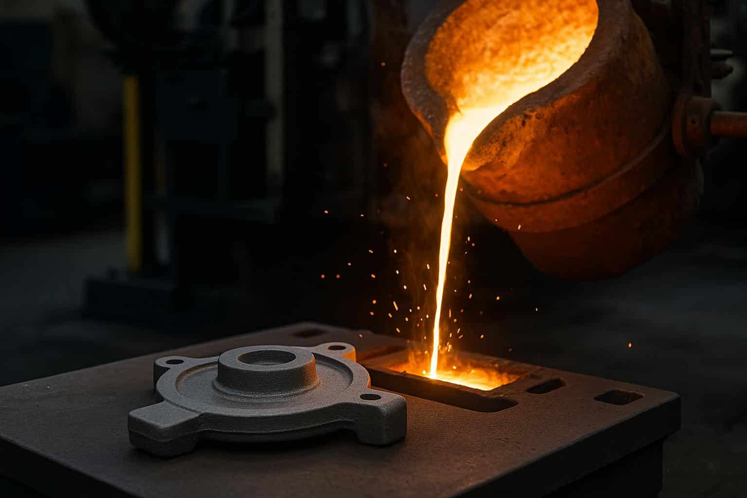 High-quality iron castings meeting export standards for US manufacturing industry