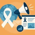 Infographic illustrating effective awareness campaign strategies and measurable impact results