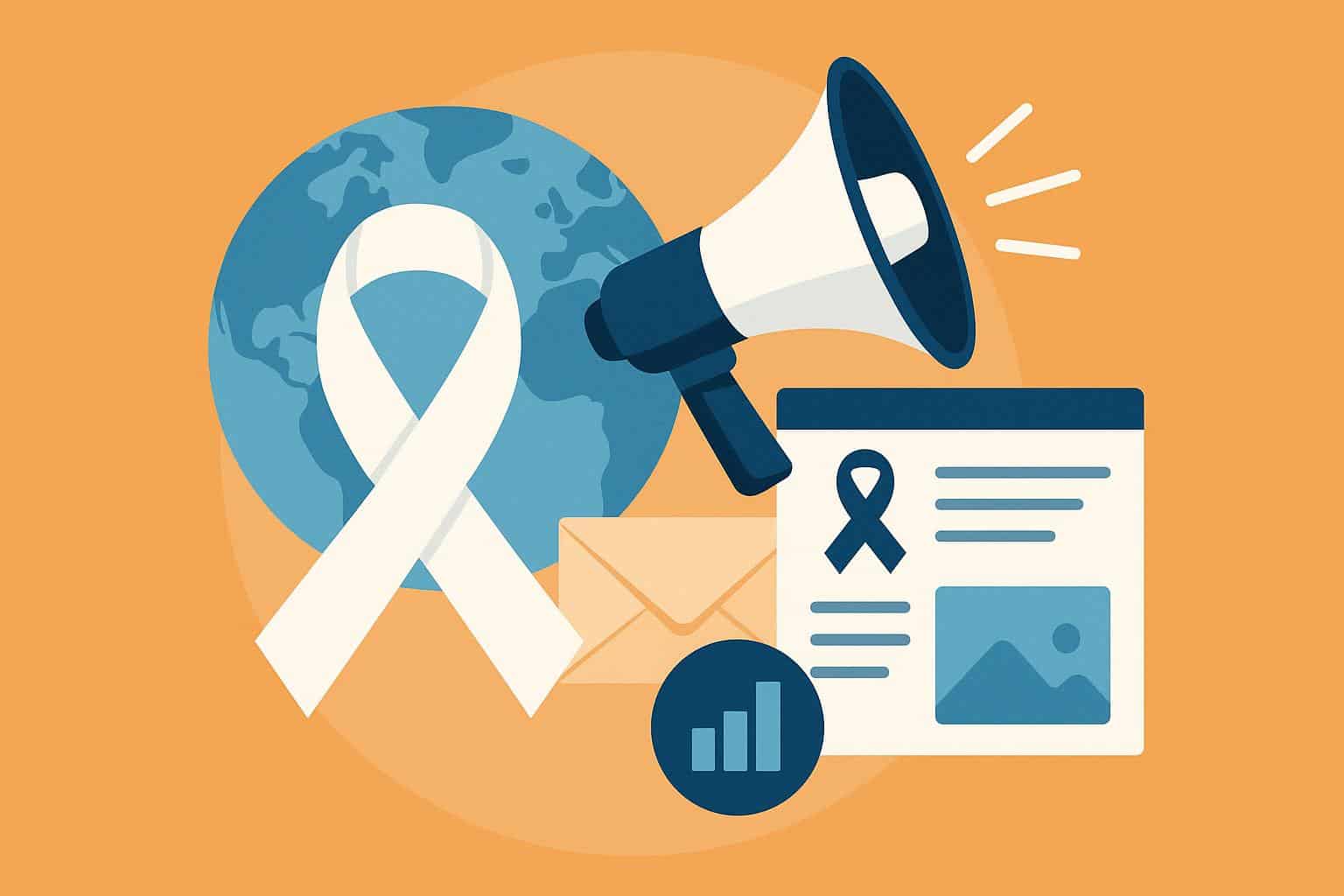 Infographic illustrating effective awareness campaign strategies and measurable impact results