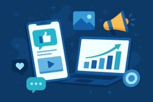 User-generated content promoting tech products in digital marketing campaigns