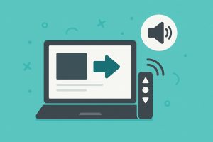 Speakerdeck homepage showcasing digital presentation sharing features and user interface elements