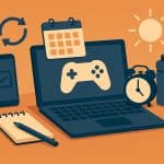 Gamers interacting online, illustrating how daily habits influence the virtual gaming experience