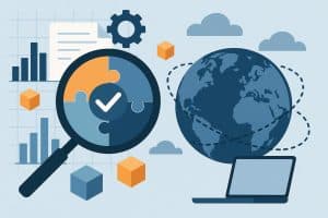 Offshore quality assurance team collaborating on software testing to address engineering shortages