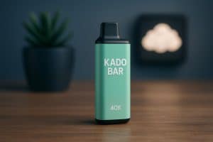 Kado Bar 40K Puff disposable vape device close-up highlighting design and features