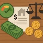 Credit score report and loan comparison charts highlighting options for good credit borrowers