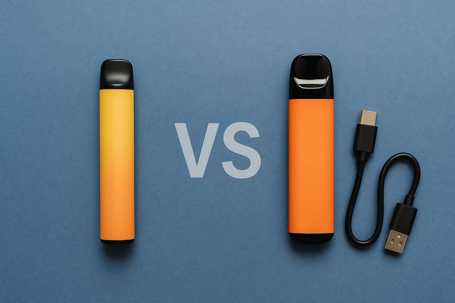 Fifty Bar vapes alongside rechargeable disposable vapes comparison for everyday use decision