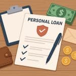 Personal loan application steps illustrated for first-time borrowers securing financial support