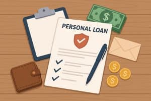 Personal loan application steps illustrated for first-time borrowers securing financial support