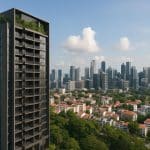 The Serra Residences exterior showcasing new freehold development in Singapore’s Core Central Region