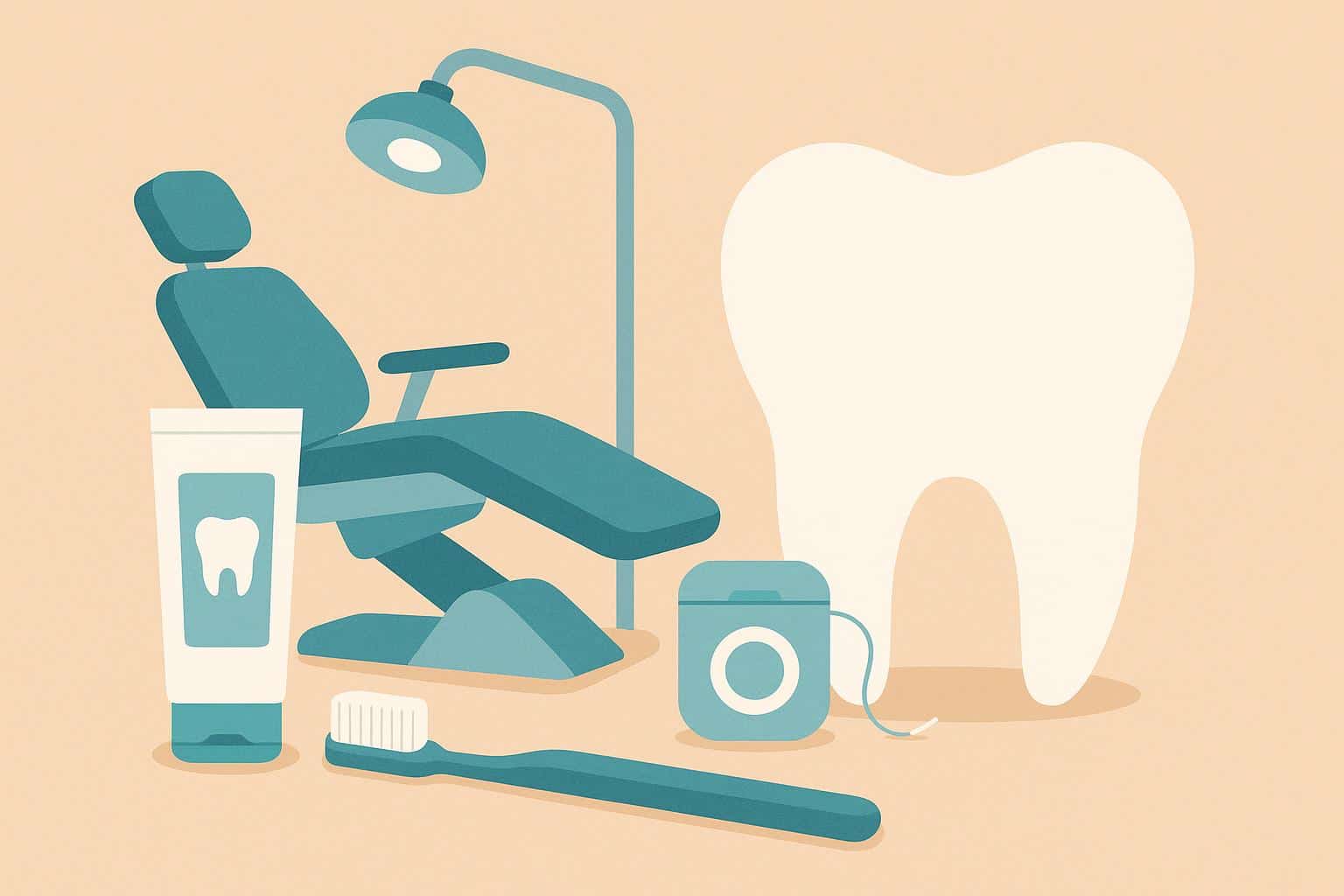 Bright dental office with calming decor and soothing colors to ease dental visit anxiety