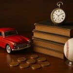Rare vintage collectibles displayed on shelves showcasing increased value and desirability over time