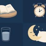Cozy bedroom with dim lighting and soft pillows promoting healthy sleep habits