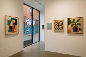 Contemporary Melbourne art gallery showcasing local artworks and vibrant creative culture