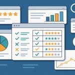 Comparison of SaaS and digital business tools on leading software review platforms