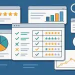 Comparison of SaaS and digital business tools on leading software review platforms