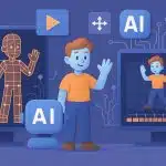 AI-powered software streamlining 3D character animation workflow for enhanced efficiency