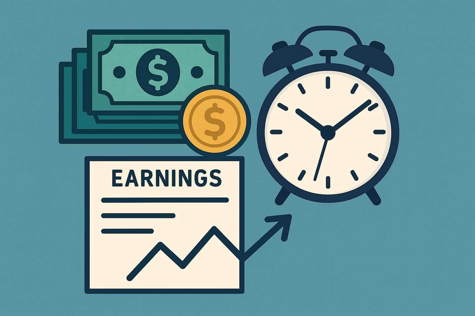 Payroll bonus affecting overtime calculation concept with highlighted paystub and calculator