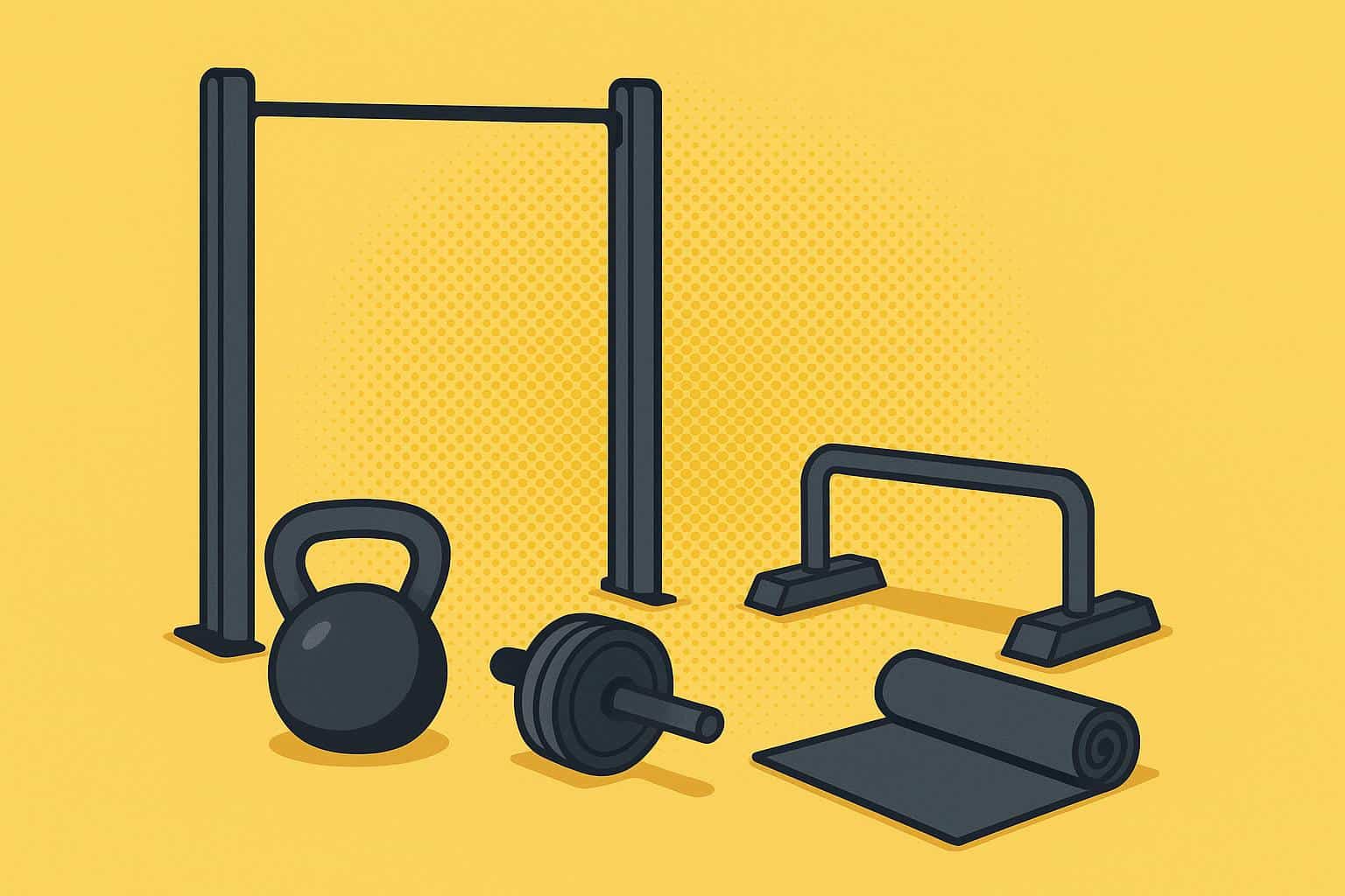 Calisthenics exercises outdoors with workout equipment, demonstrating effective training techniques